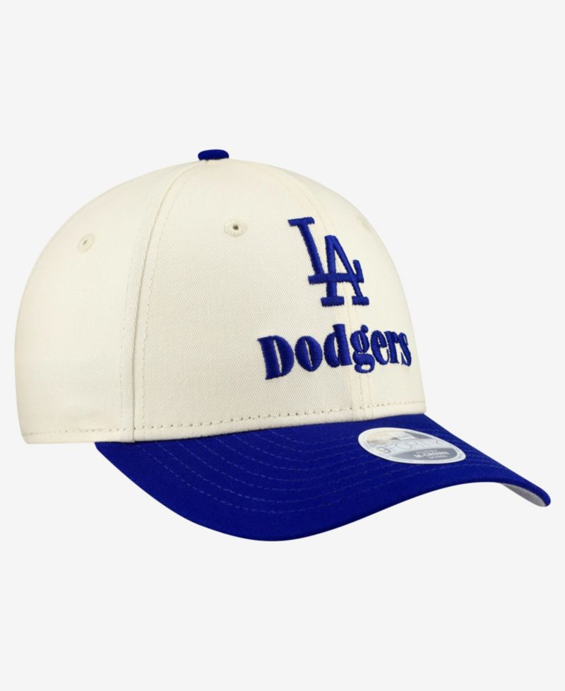 Women's Cream/Royal Los Angeles Dodgers Primary 9FORTY M-Crown Adjustable Hat