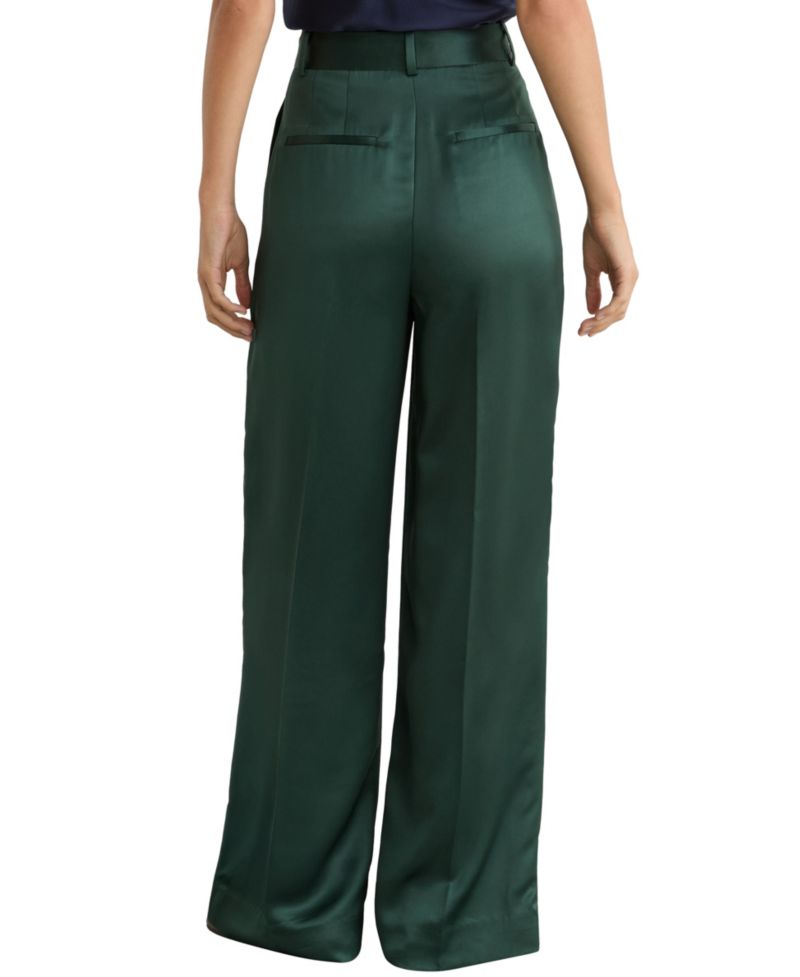 Women's Zadie Wide Leg Satin Pants
