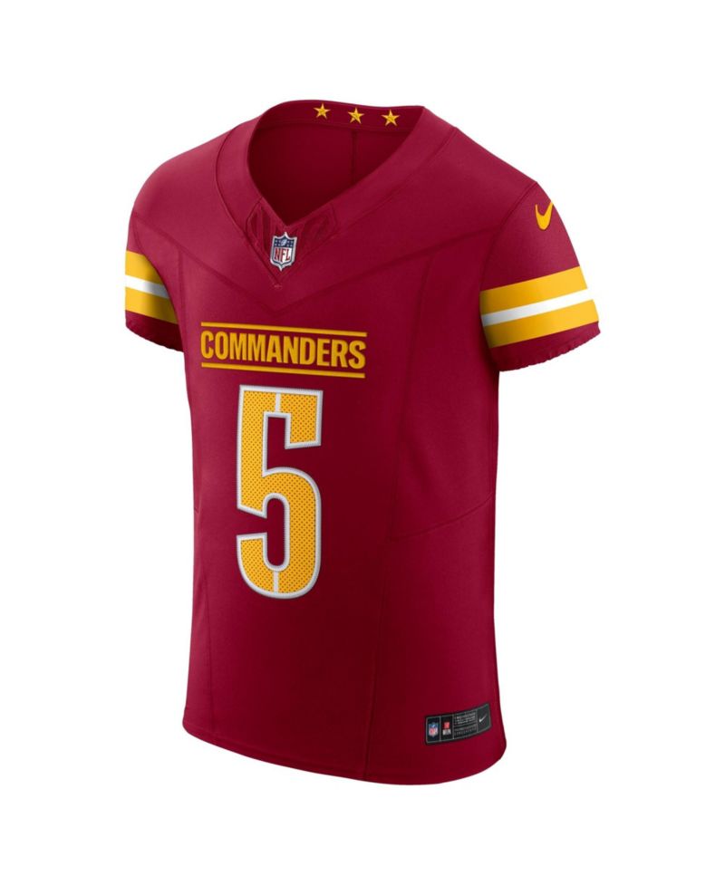 Men's Jayden Daniels Burgundy Washington Commanders Team Vapor F.U.S.E. Elite Jersey