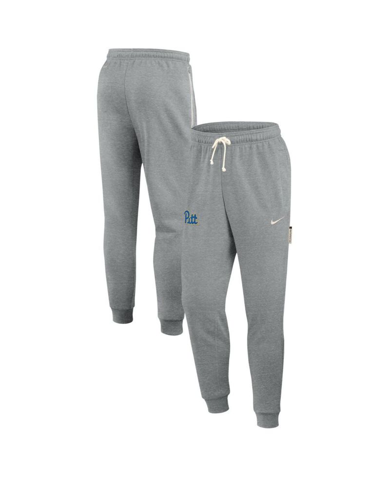 Men's Heather Gray Pitt Panthers 2025 Sideline Standard Issue Dri-FIT Taper Sweatpants