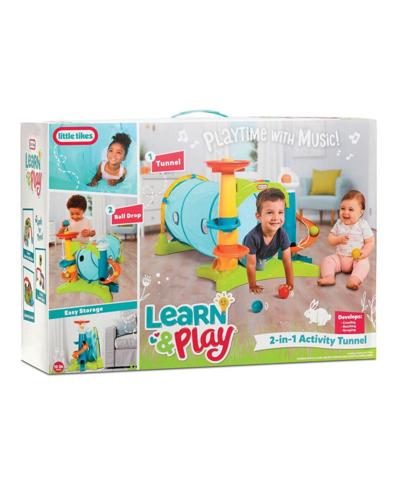 Learn & Play 2-in-1 Ball-Drop Activity Tunnel