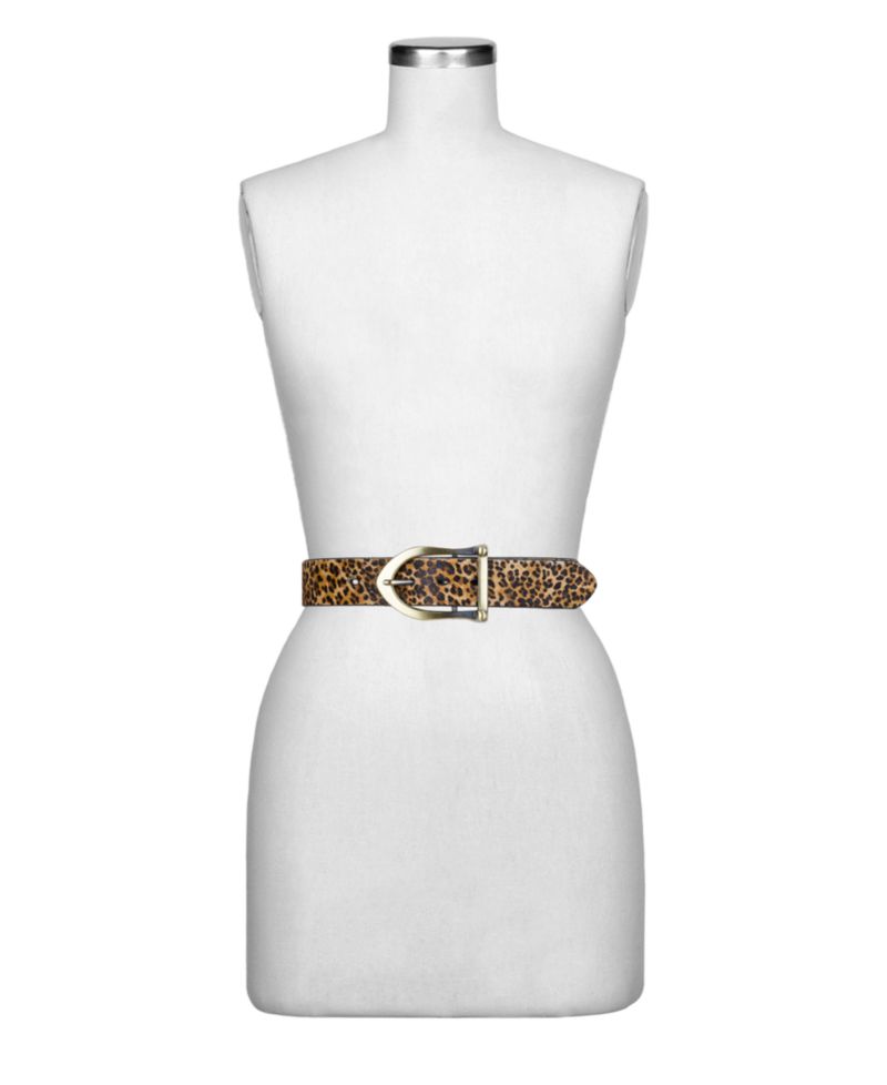 Bergen Exotics Burnished Suede Belt