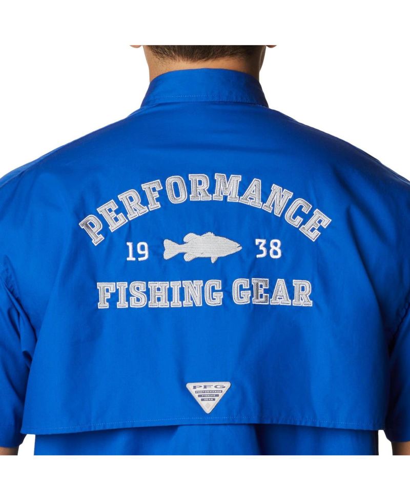 Men's Royal Kentucky Wildcats Bonehead Button-Up Shirt