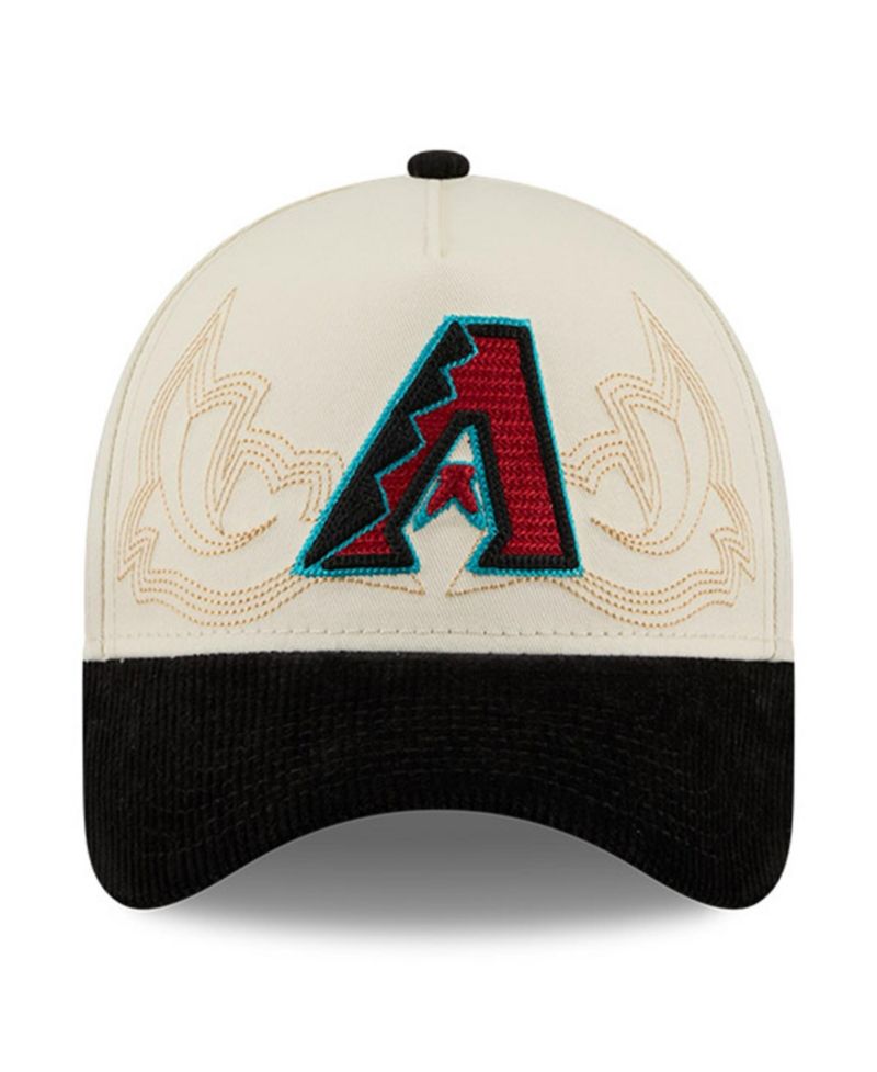 Men's Stone Arizona Diamondbacks Western Stitch 9FORTY A-Frame Adjustable Hat
