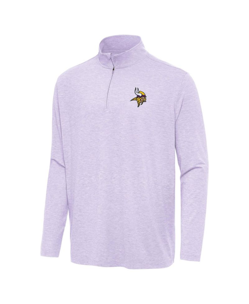 Men's Lavender Minnesota Vikings Hunk Quarter-Zip Jacket