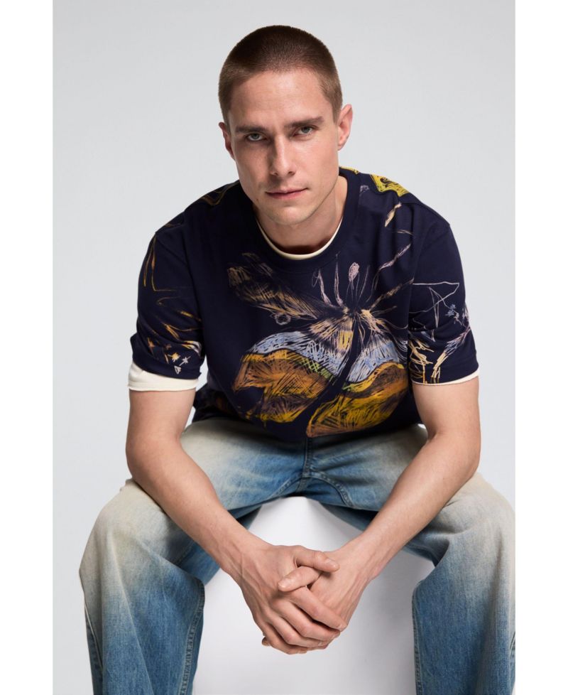 Men's Organic print T-shirt