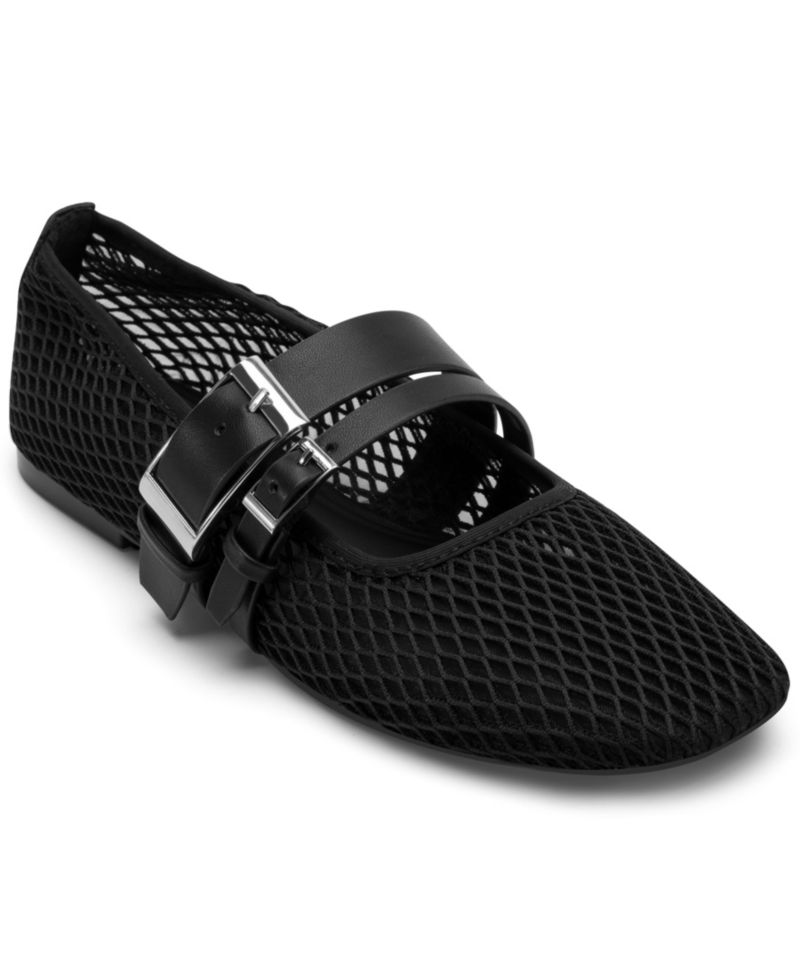 Women's Dade Mesh Buckle Ballet Flats