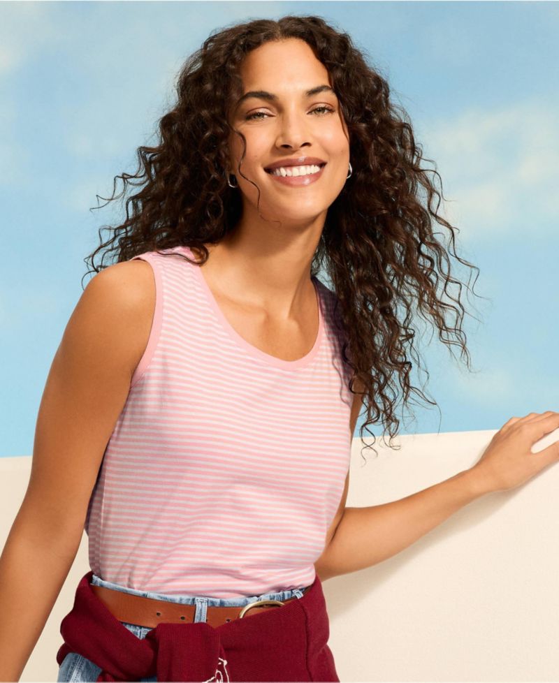Women's Tall Supima Cotton Tunic Tank Top