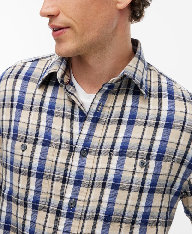 Men's Pocket Flannel Check Shirt