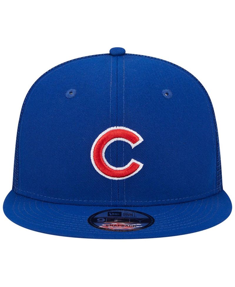 Men's Royal Chicago Cubs Team Color Trucker 9FIFTY Snapback Hat