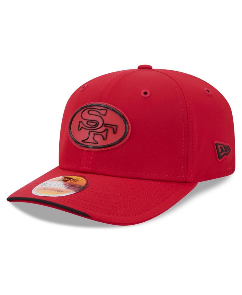 Men's Scarlet San Francisco 49ers 2026 Sideline Throwback 9SEVENTY Adjustable Hat