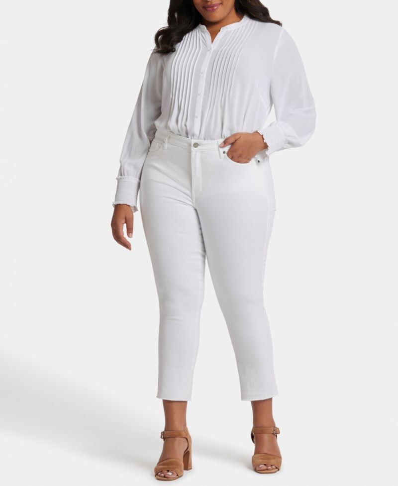 Plus Size Marilyn Straight Crop Jeans
