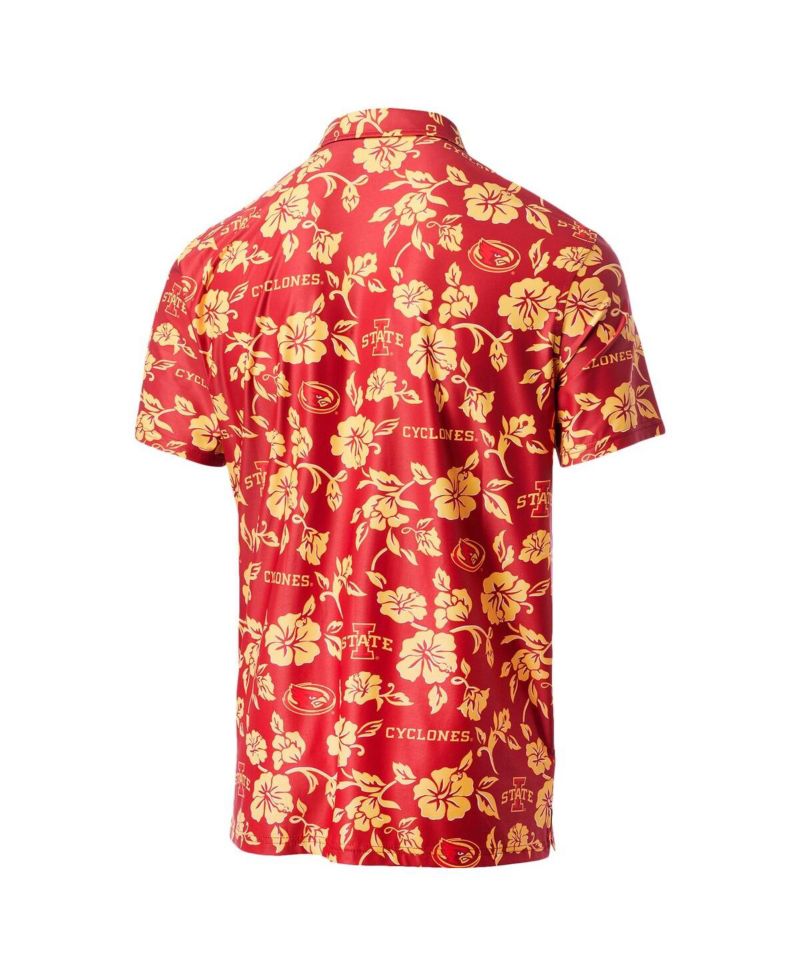 Men's Cardinal Iowa State Cyclones Performance Polo Shirt