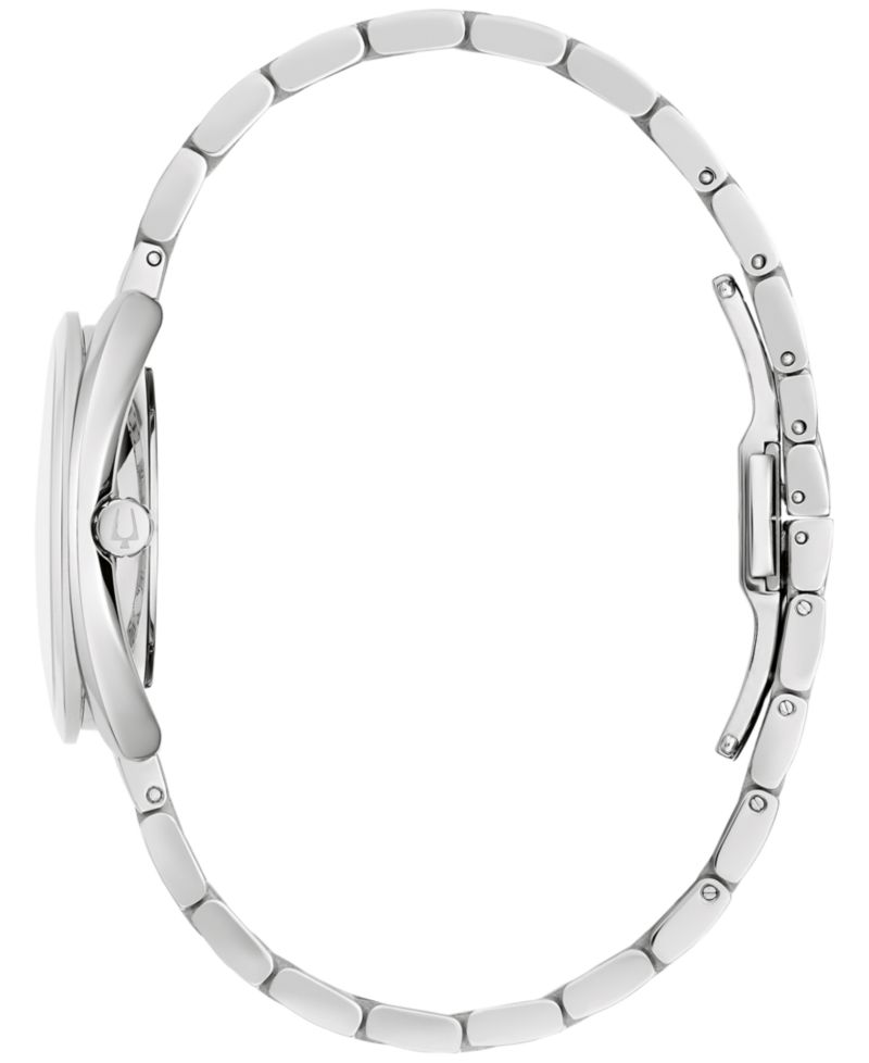Women's Duality Diamond (1/8 ct. t.w.) Stainless Steel Bracelet Watch Box Set 34mm