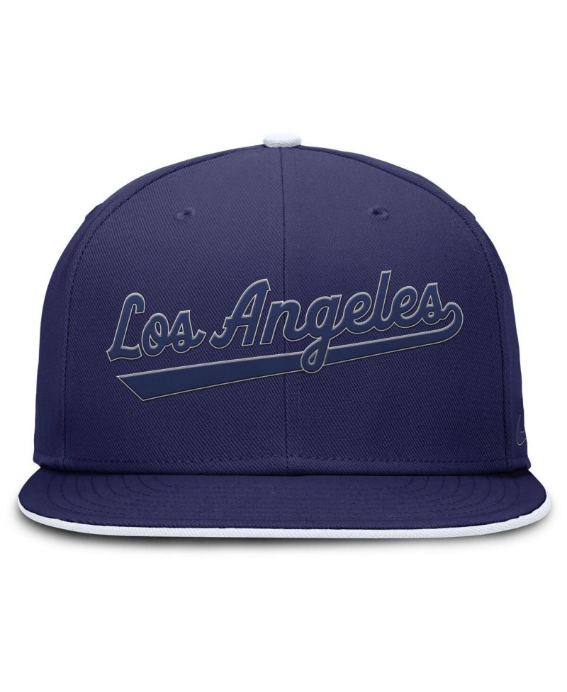 Men's Royal Los Angeles Dodgers Dri-FIT Round Bill True Fitted Hat