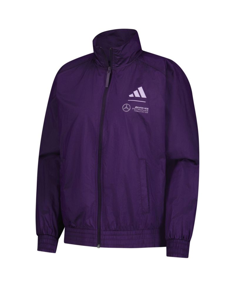 Women's Purple Mercedes-AMG Petronas F1 Team Premium Woven Full-Zip Track Jacket