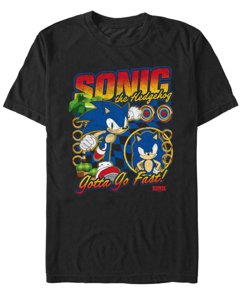 Men's Racer Sonic Short Sleeve T-Shirt