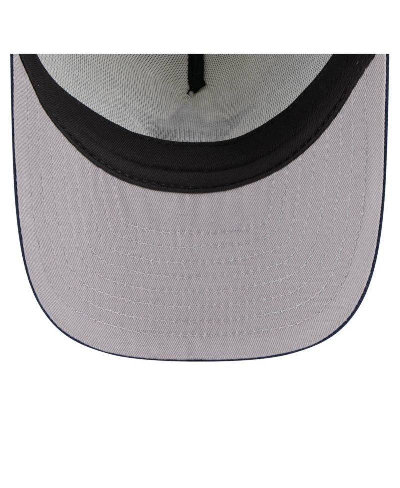 Big Boys and Girls Cream/Navy Dallas Cowboys Banner A-Frame 9FIFTY Trucker Snapback Hat