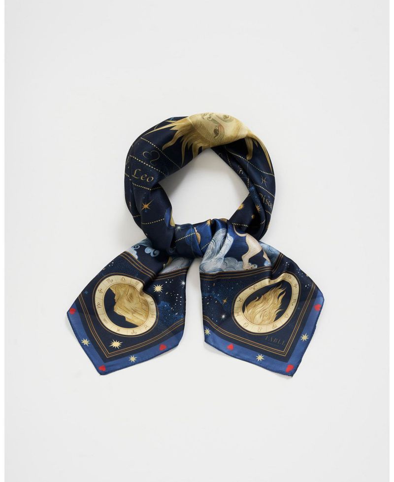 Women's Zodiac Medium Square Scarf