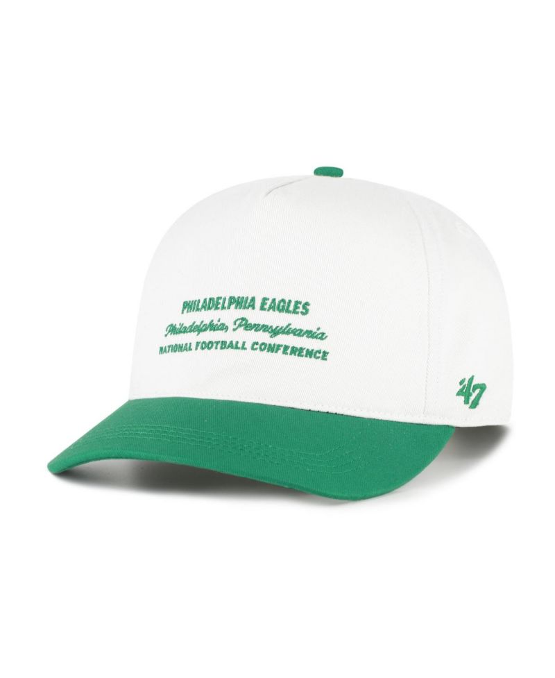 Men's White Philadelphia Eagles Contemporary Two-Tone Hitch Adjustable Hat