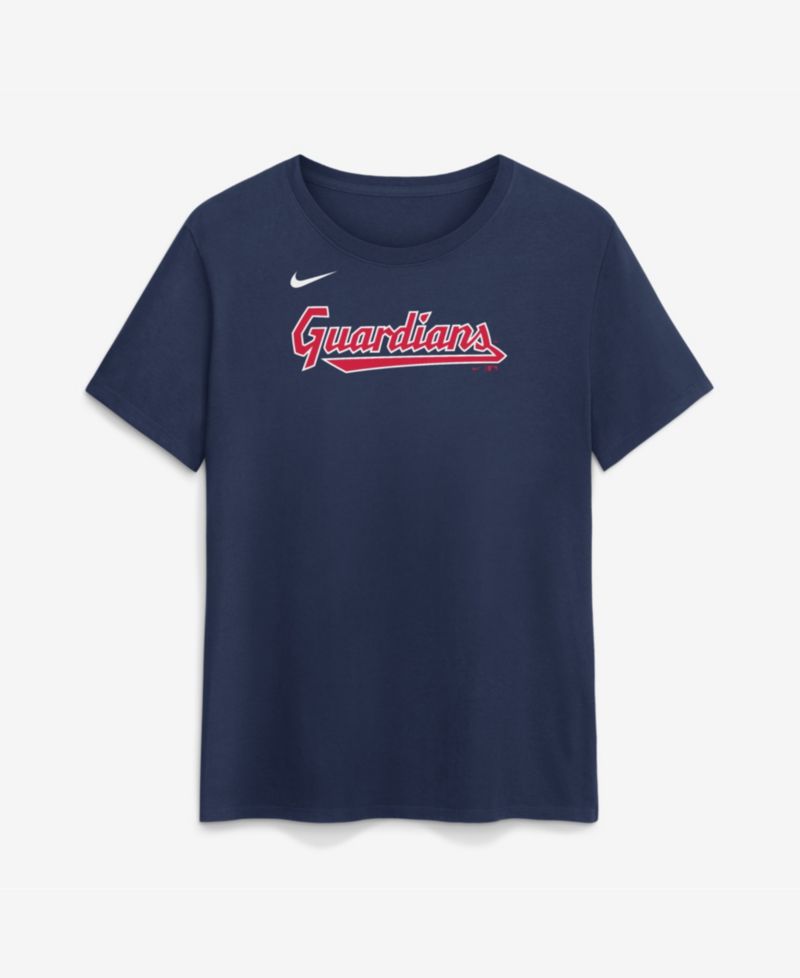 Women's Cleveland Guardians Travis Bazzana Name & Number Short-Sleeve Crewneck T-Shirt