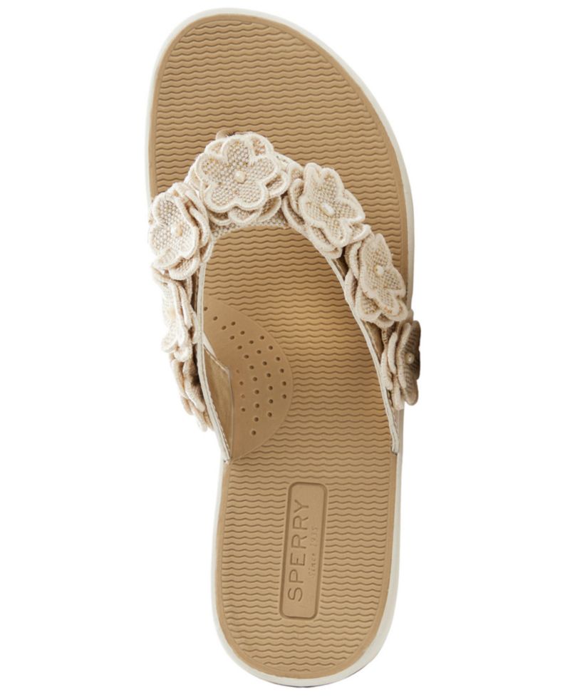 Women's Seafish Floral Open Toe Slip-On Sandals