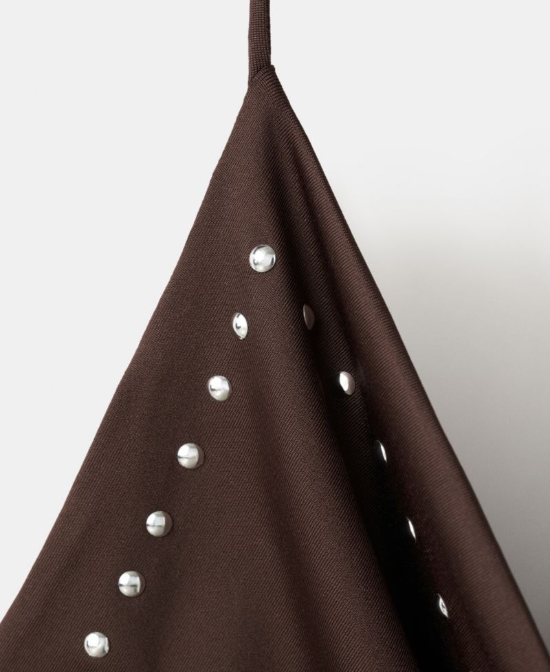 Women's Studded Halter Top