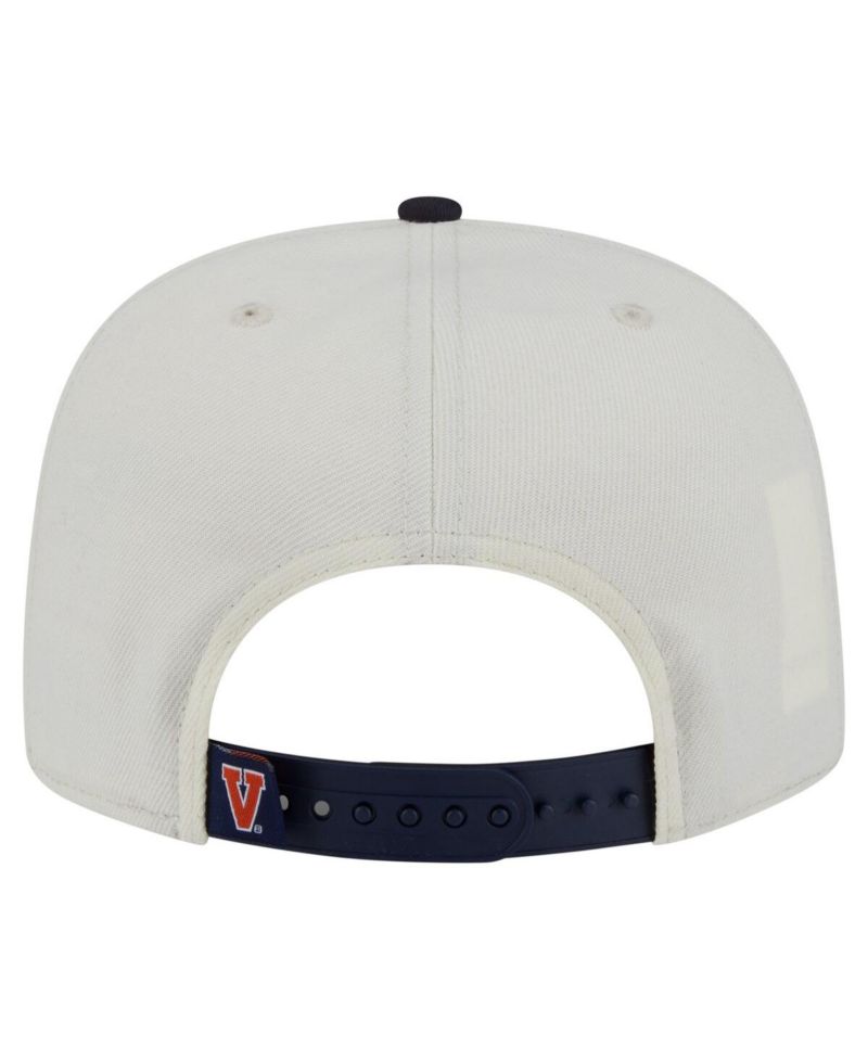 Men's White Virginia Cavaliers Collegiate 9FIFTY A-Frame Snapback Hat