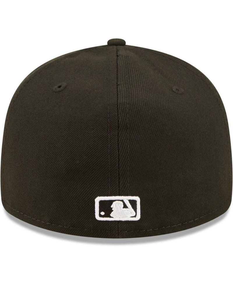 Men's Houston Astros Black, White Low Profile 59FIFTY Fitted Hat