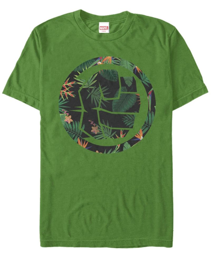 Men's Hulk Floral Short Sleeve Crew T-shirt