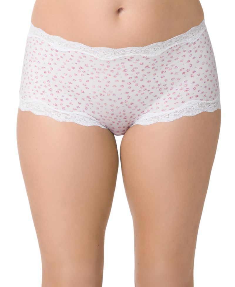 Women's Everyday Pretty Lace Mid-Rise Boyshort Panty DMPLBS