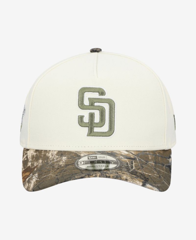 Men's Khaki/Realtree Camo San Diego Padres 9FORTY A-Frame Adjustable Hat