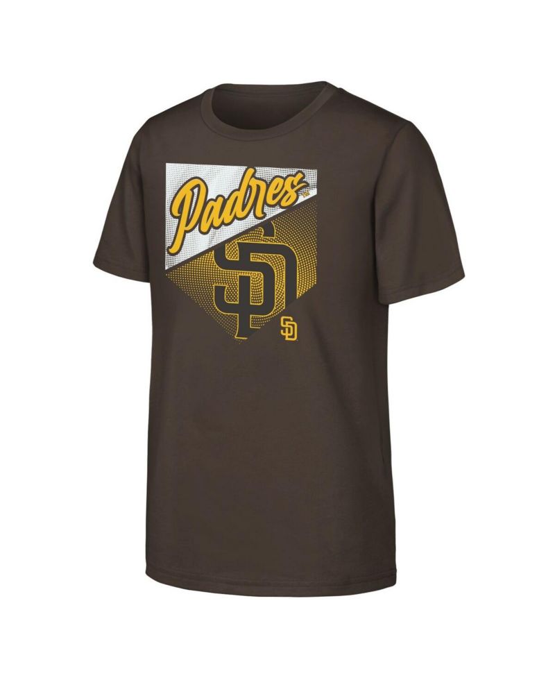 Big Boys and Girls Brown San Diego Padres Prime Plate T-Shirt