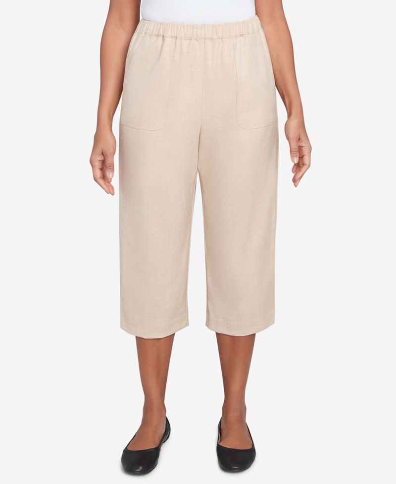 Women's Catalina Island Patch Pocket Elastic Waistband Capri Pants