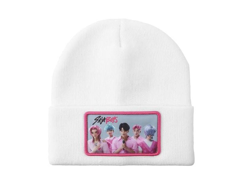 Men's Saja Boys White Cuff Knit Beanie
