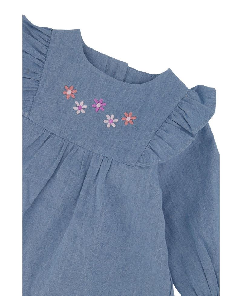 Baby Girl (3M-24M) Chambray Dress