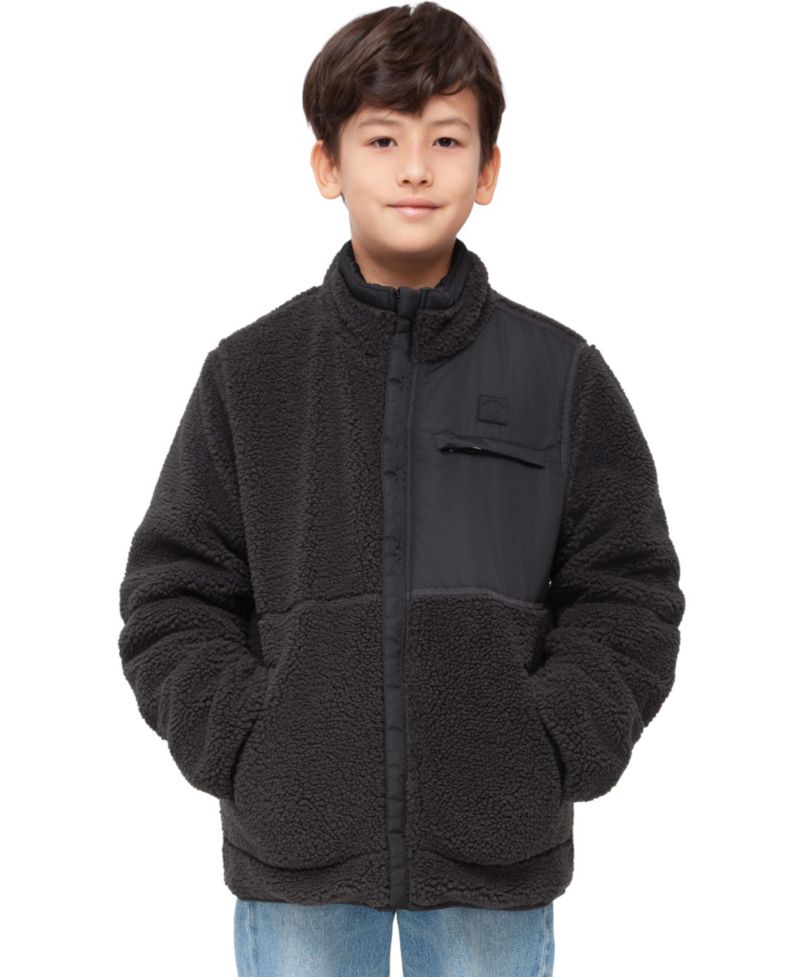 Little and Big Boys' Reversible Lightweight Fleece Jacket