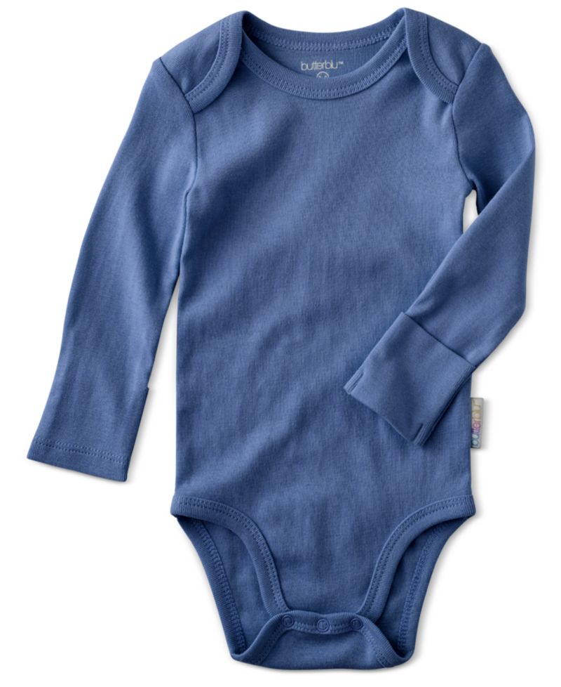 Baby Boys' and Girls' Blake Long-Sleeve Bodysuits, 5-Pack