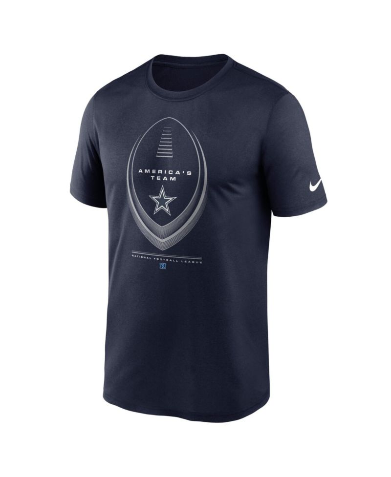 Men's Navy Dallas Cowboys Big & Tall Legend Icon Dri-FIT T-Shirt