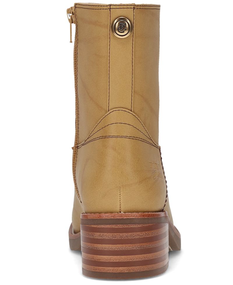 Women's Miranda Low Zip Stacked Heel Booties