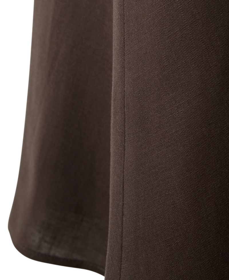 Women's Bicolor A-Line Midi Sleeveless V-Neck Dress