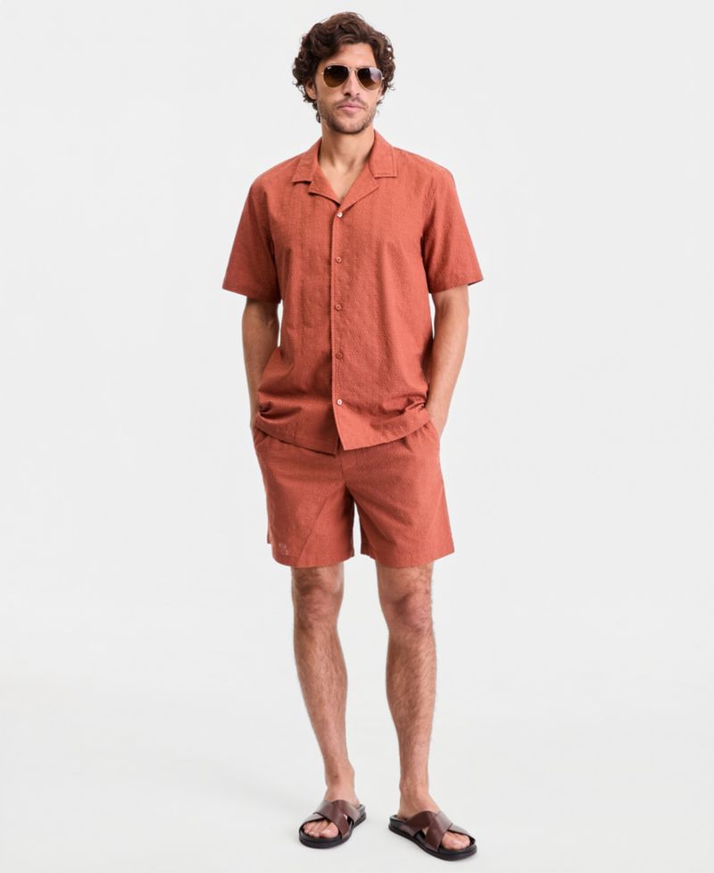 Men's Eyelet Pull-On Shorts, Macy's Exclusive