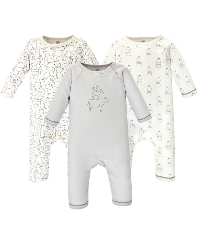 Baby Boys Unisex Natural Cotton Jumpsuit