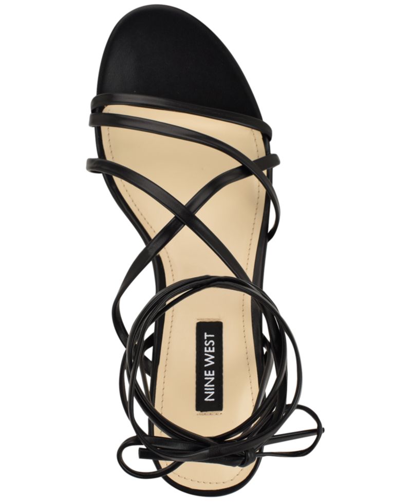 Women's Aloud Strappy Tie-Up Block Heel Dress Sandals