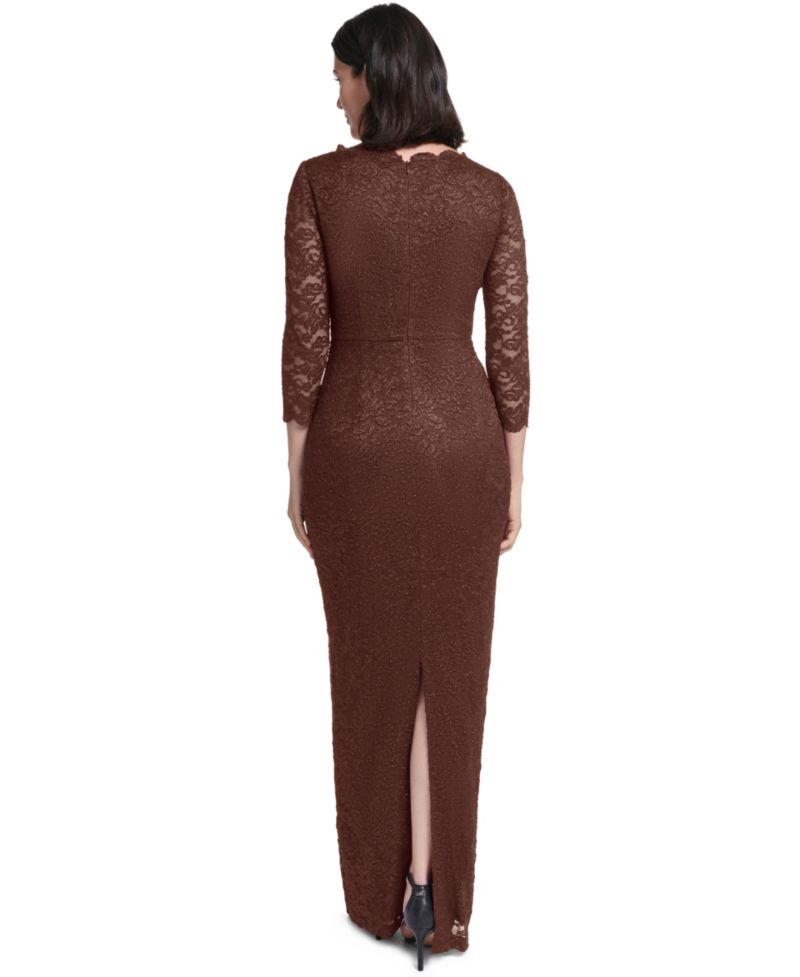 Women's Lace 3/4 Sleeve Sheath Dress