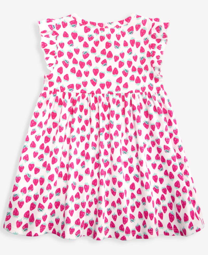 Baby Girls' 0M-24M Strawberry-Print Dress