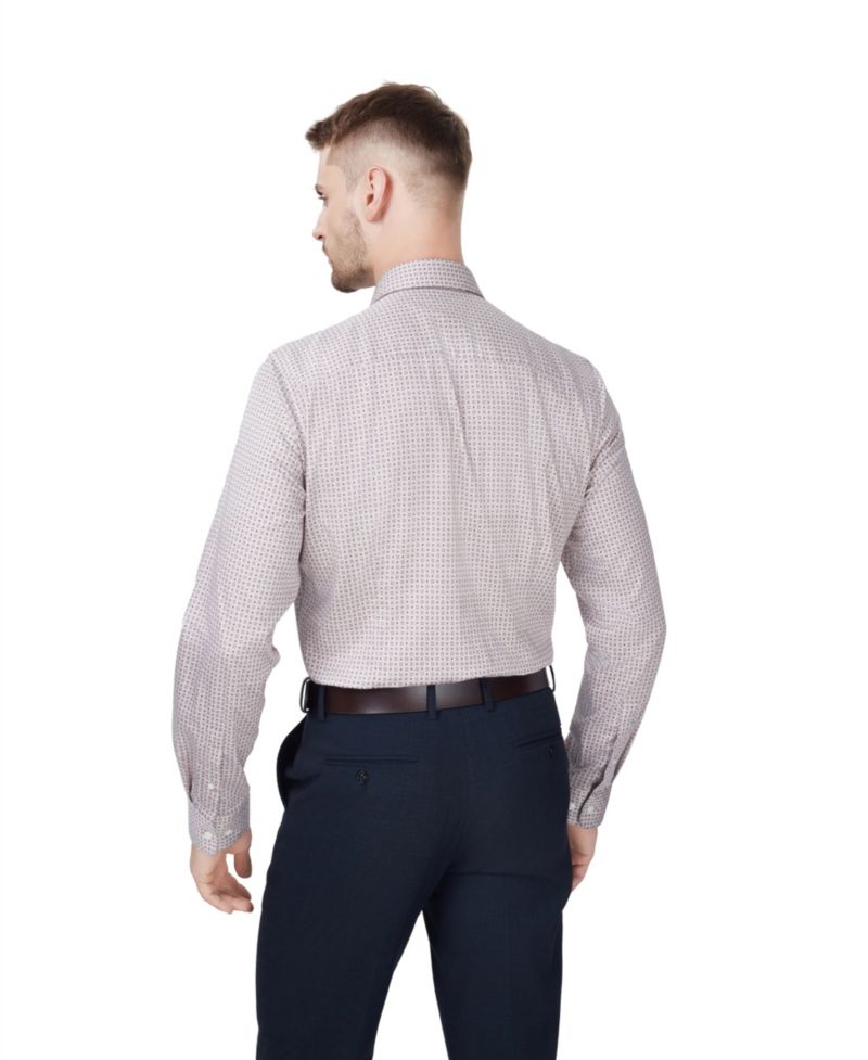 Men's Tono Medal Slim-Fit Dress Shirt