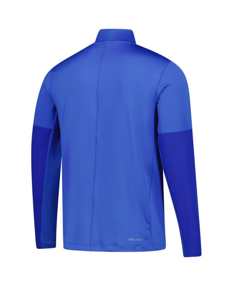 Men's Royal Pitt Panthers Dri-FIT Half-Zip Pullover Sweatshirt