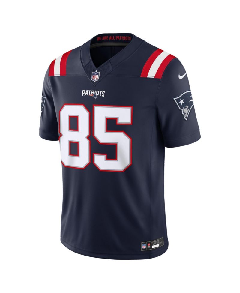 Men's Hunter Henry Navy New England Patriots Team Vapor F.U.S.E. Stitched Limited Jersey