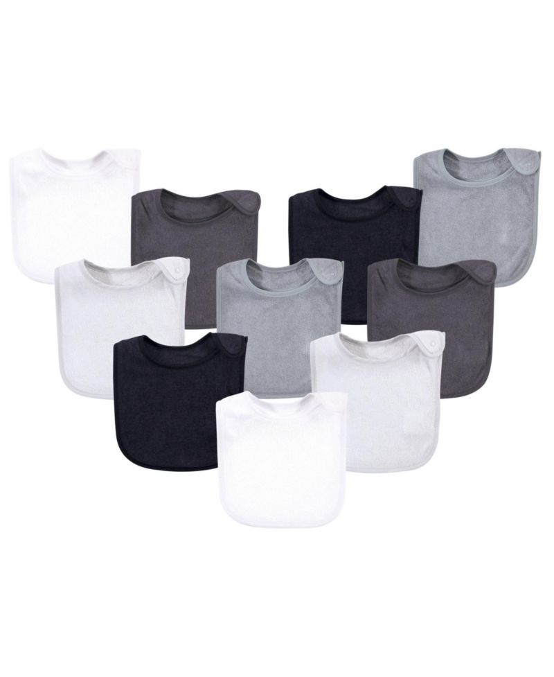 Unisex Plush Bamboo Rayon Terry Drool Catchers